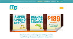 Desktop Screenshot of mgprint.ca
